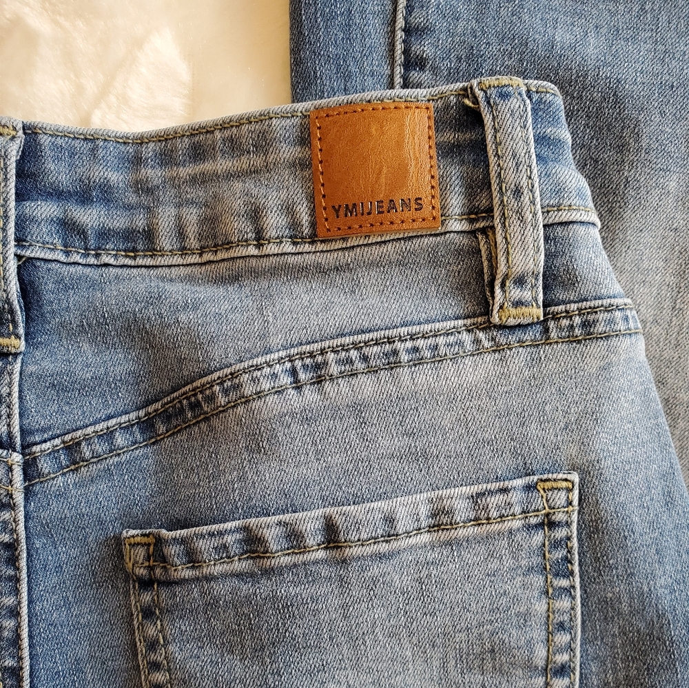YMI High Rise Super Flare Rip+Tear Jeans - Picture 5 of 10